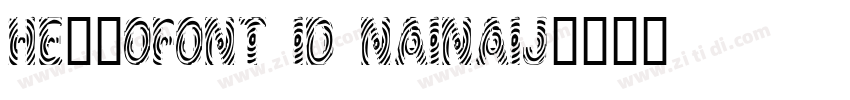 HelloFont ID NaiNaiJ字体转换